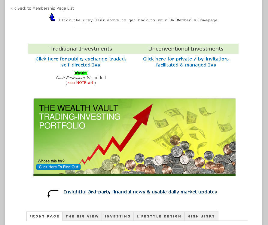 the wealth vault by brad weinman