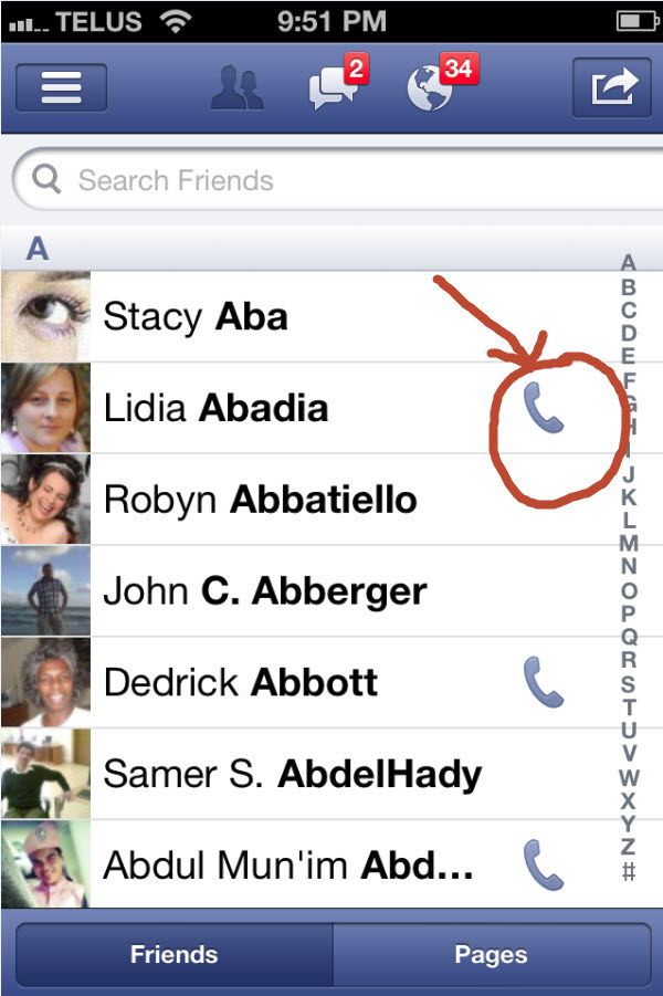 How To Get Facebook Contact Sync on iphone‏