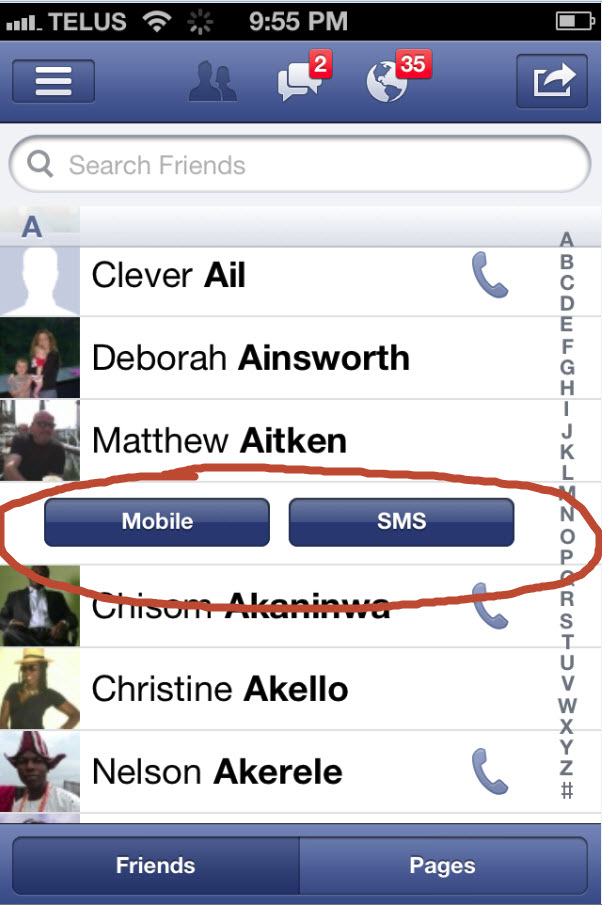 How To Get Facebook Contact Sync on iphone‏