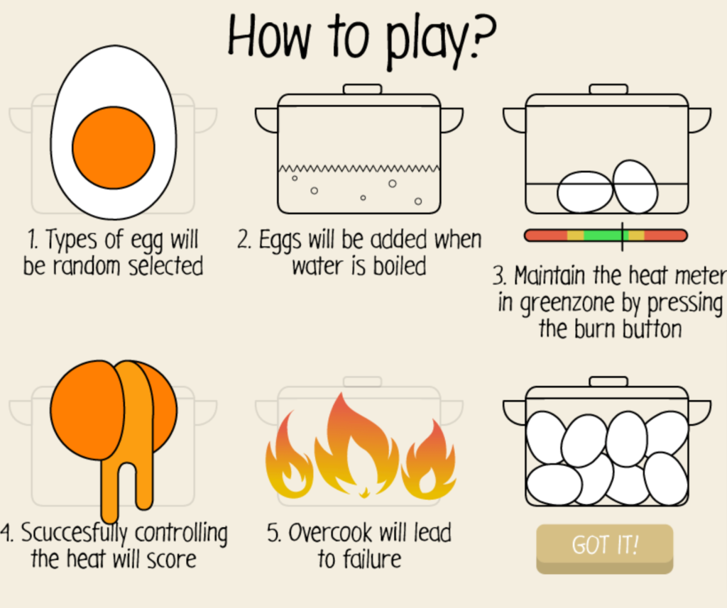 boiled eggs game