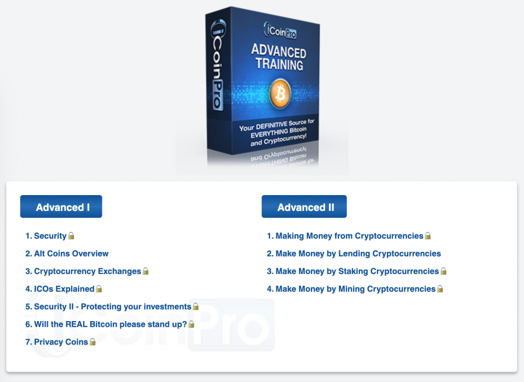 icoinpro review advanced training